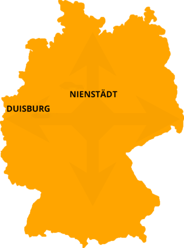 Deutschlandkarte Standorte